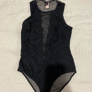 Victoria’s Secret Dream Angels Black Lace Lingerie Bodysuit